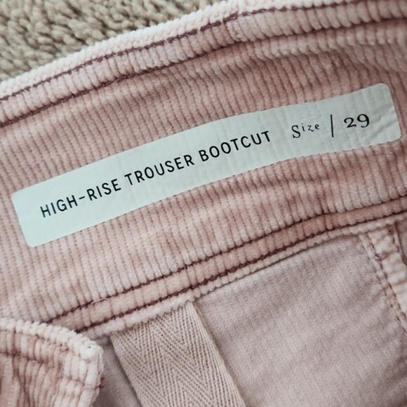 Pilcro and The Letterpress High Rise Trouser Bootcut Pants, Pink/Rose, 29 - Picture 11 of 12